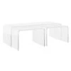 Aria Waterfall Nesting Coffee Table 1 Aria Waterfall Nesting Coffee Table -Furniture & Decoration Shop AcrylicWaterfallNestingCoffeeTable.01