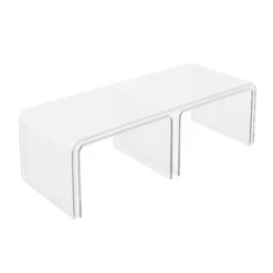 Aria Waterfall Nesting Coffee Table 14 Aria Waterfall Nesting Coffee Table -Furniture & Decoration Shop AcrylicWaterfallNestingCoffeeTable.04