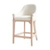 Adele Counter Stool In Ivory Boucle 1 Adele Counter Stool In Ivory Boucle -Furniture & Decoration Shop AdeleCounterStoolInIvoryBoucle.02