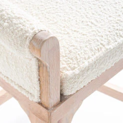 Adele Counter Stool In Ivory Boucle -Furniture & Decoration Shop AdeleCounterStoolInIvoryBoucle.06