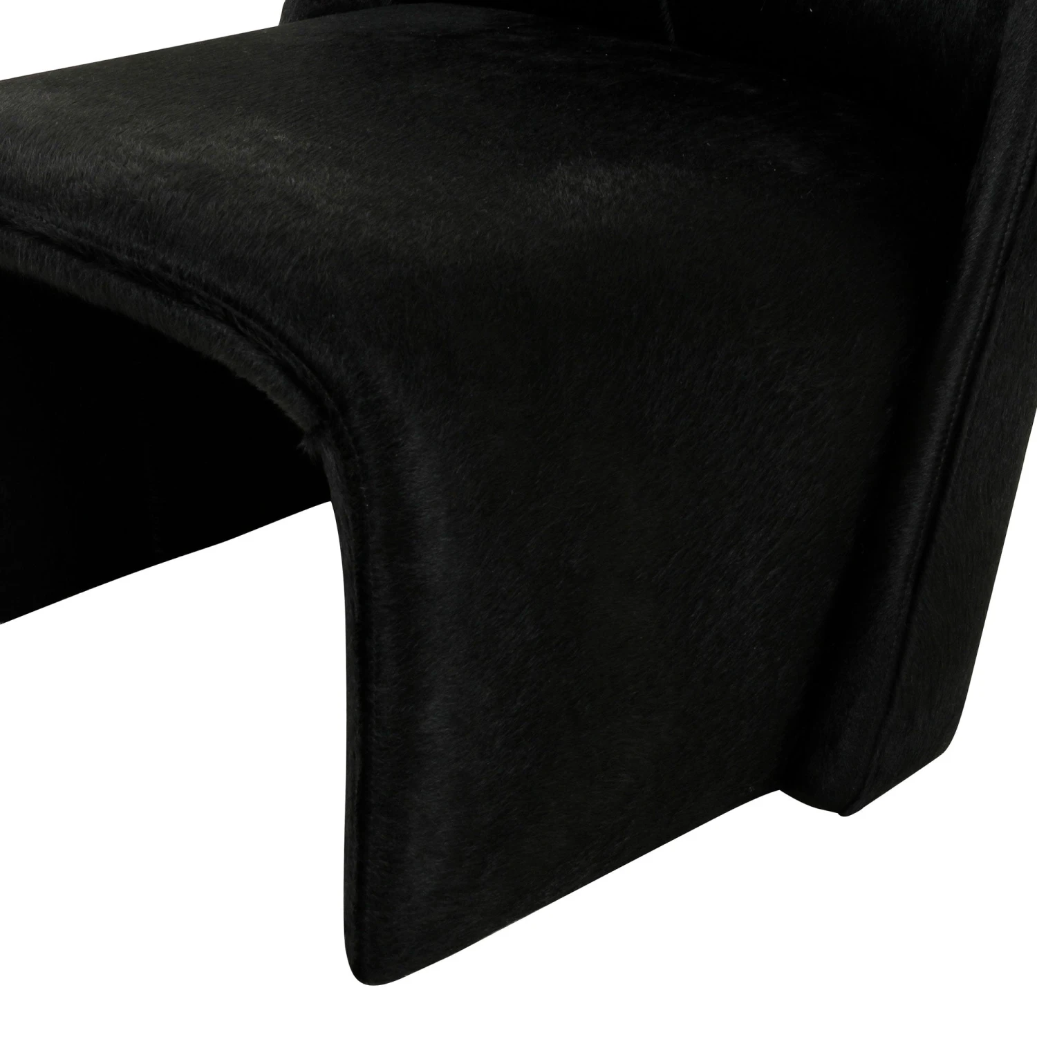 After Midnight Accent Chair In Black Hide 7 After Midnight Accent Chair In Black Hide - Image 5