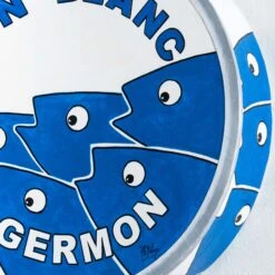 Albacore Tuna Sculpture - Electric Blue -Furniture & Decoration Shop AlbacoreTunaSculpture ElectricBlue.02