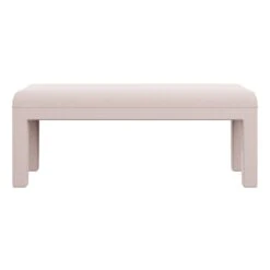 Custom Arden Bench -Furniture & Decoration Shop ArdenBenchinFrancisBlushChenille.02