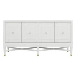 Custom Ariel Credenza -Furniture & Decoration Shop ArielCredenzainCirrusWhiteLacquer.01