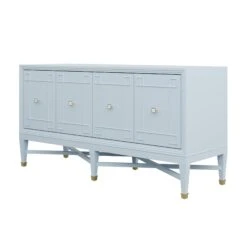 Custom Ariel Credenza -Furniture & Decoration Shop ArielCredenzainGulfstreamBlueLacquer.02