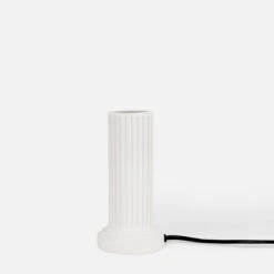 Athena Lamp Base In White -Furniture & Decoration Shop AthenaLampinWhite.03