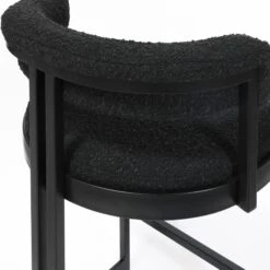 Ballantine Counter Stool In Matte Black Black Boucle 15 Ballantine Counter Stool In Matte Black Black Boucle -Furniture & Decoration Shop BallantineCounterStoolinMatteBlackBlackBoucle.05
