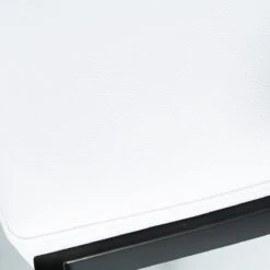 Ballantine Bar Stool In Matte Black White Leather -Furniture & Decoration Shop BallantineCounterStoolinMatteBlackWhiteLeather.03