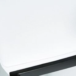 Ballantine Counter Stool In Matte Black White Leather -Furniture & Decoration Shop Ballantine 20Counter 20Stool 20in 20Matte 20Black 20White 20Leather.03