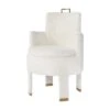 Barrel Dining Chair In Ivory Boucle 1 Barrel Dining Chair In Ivory Boucle -Furniture & Decoration Shop BarrelAccentChair.01