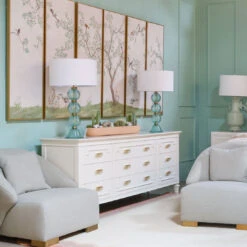 Essex Lamp In Blue -Furniture & Decoration Shop Blackberry Farm.08 1801c6b7 e086 47e2 affe 803be2d021d0