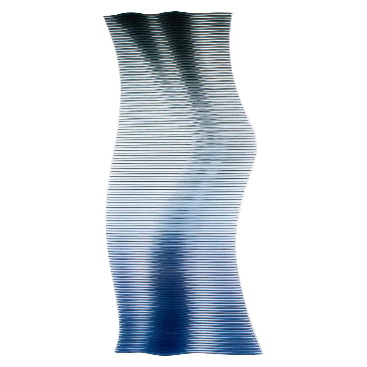 Blue Wave In Acrylic 3 Blue Wave In Acrylic