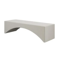 Custom Brooklyn Bench -Furniture & Decoration Shop BrooklynBenchinDaliIvoryVelvet.02