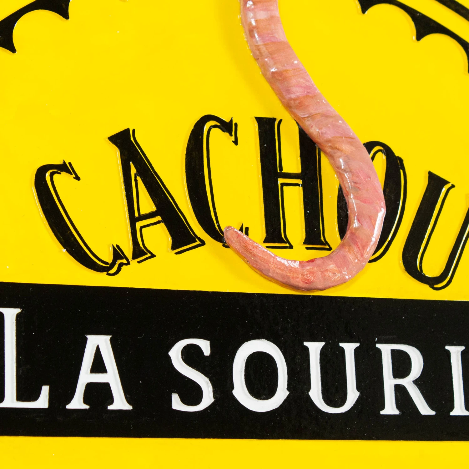 Cachou Mouse Sculpture In Yellow 5 Cachou Mouse Sculpture In Yellow - Image 3