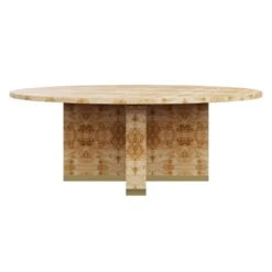 Custom Canton Dining Table -Furniture & Decoration Shop CantonDiningTable.GoldenPecanMappaBurl.01 218a12d3 e329 45bf a9c6 471d2fb89897