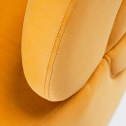 Capri Swivel Chair In Mustard Velvet -Furniture & Decoration Shop CapriSwivelChairInMustardVelvet.05