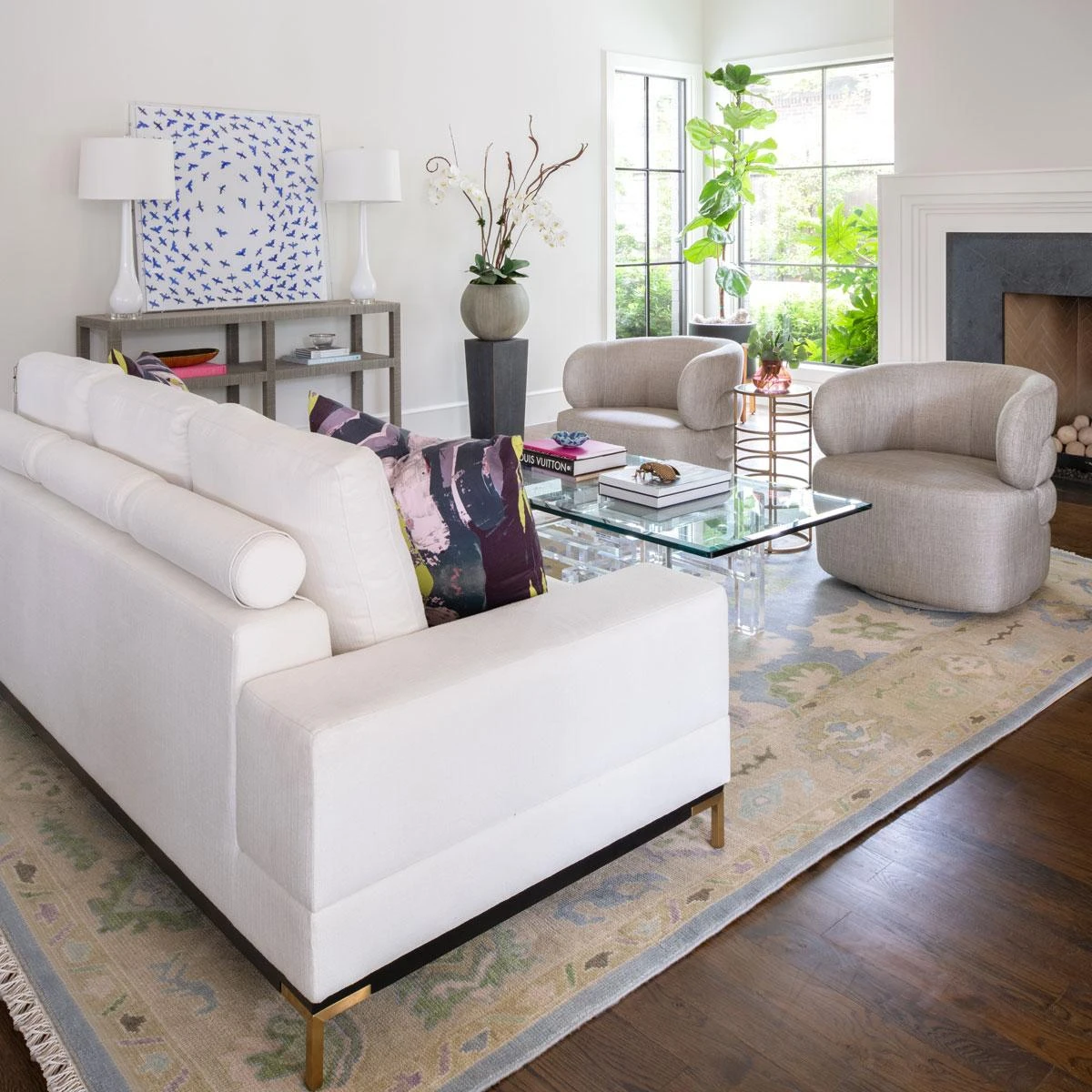 Capri Swivel Chair In Grey Tweed 8 Capri Swivel Chair In Grey Tweed - Image 6