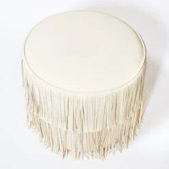 Chaser Ottoman In Ivory Leather 10 Chaser Ottoman In Ivory Leather -Furniture & Decoration Shop ChaserOttomaninIvoryLeather.06
