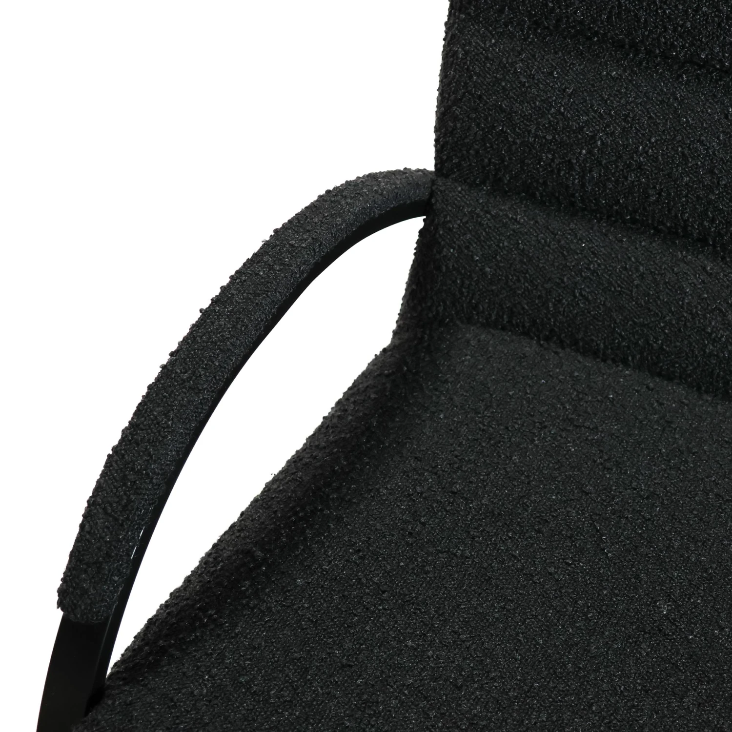 Claude Chair In Black Boucle 8 Claude Chair In Black Boucle - Image 6