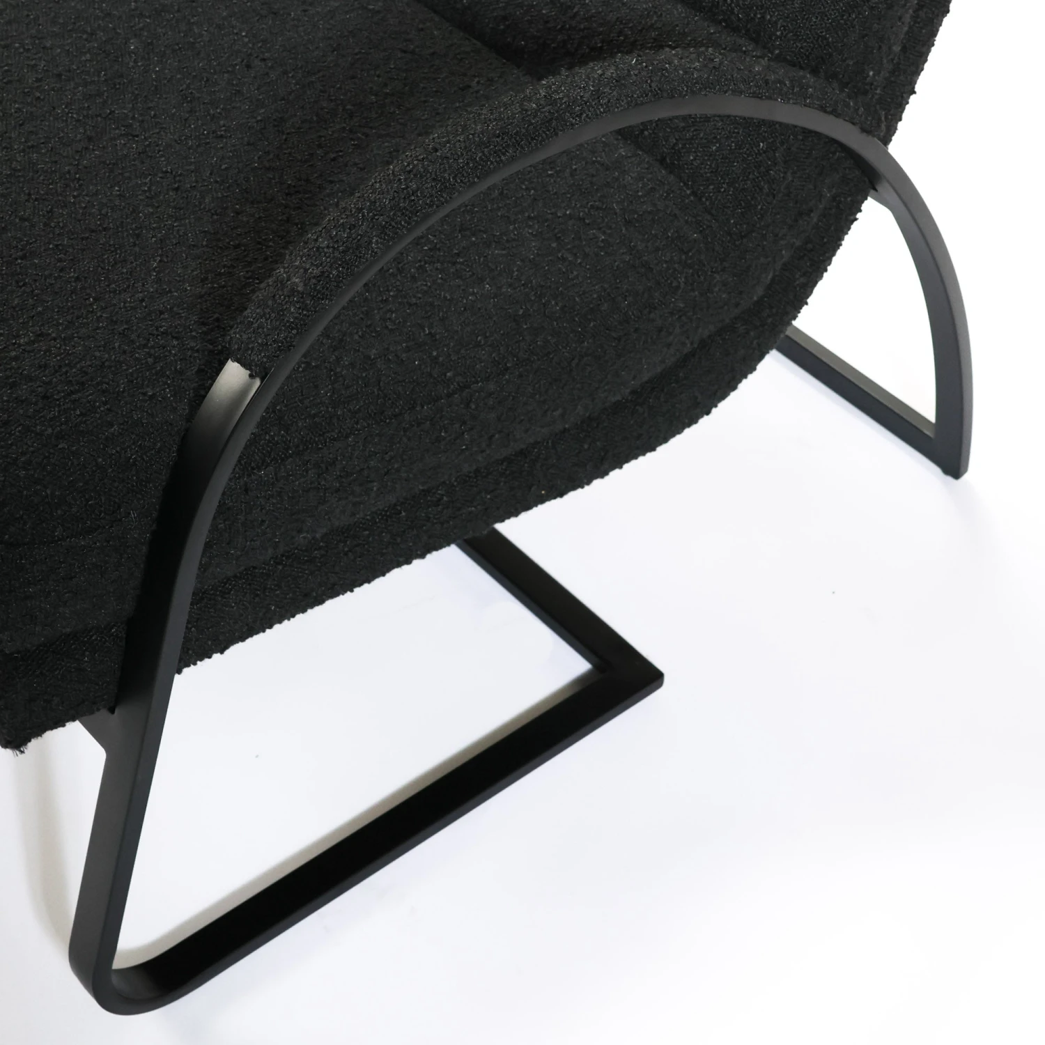 Claude Chair In Black Boucle 11 Claude Chair In Black Boucle - Image 9