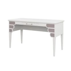 Custom Clementine Desk -Furniture & Decoration Shop ClementineDeskinCatherineGrasscloth.03 024b10f8 86c6 4f0c a290 1da7babb287b