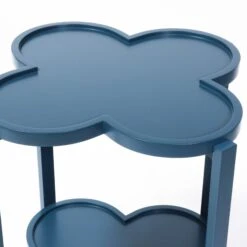 Clover Bar Cart In Dark Blue -Furniture & Decoration Shop CloverBarCartinDarkBlue.06