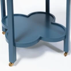 Clover Bar Cart In Dark Blue -Furniture & Decoration Shop CloverBarCartinDarkBlue.07