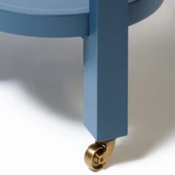 Clover Bar Cart In Dark Blue -Furniture & Decoration Shop CloverBarCartinDarkBlue.08