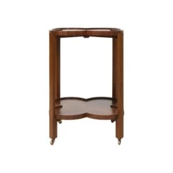 Clover Bar Cart In Walnut Veneer -Furniture & Decoration Shop CloverBarCartinWalnutVeneer.03