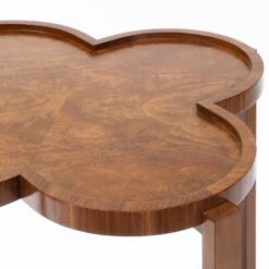 Clover Bar Cart In Walnut Veneer -Furniture & Decoration Shop CloverBarCartinWalnutVeneer.04