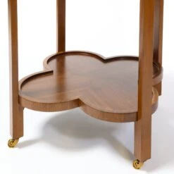 Clover Bar Cart In Walnut Veneer -Furniture & Decoration Shop CloverBarCartinWalnutVeneer.07