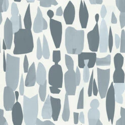 Collage Wallpaper - Pewter