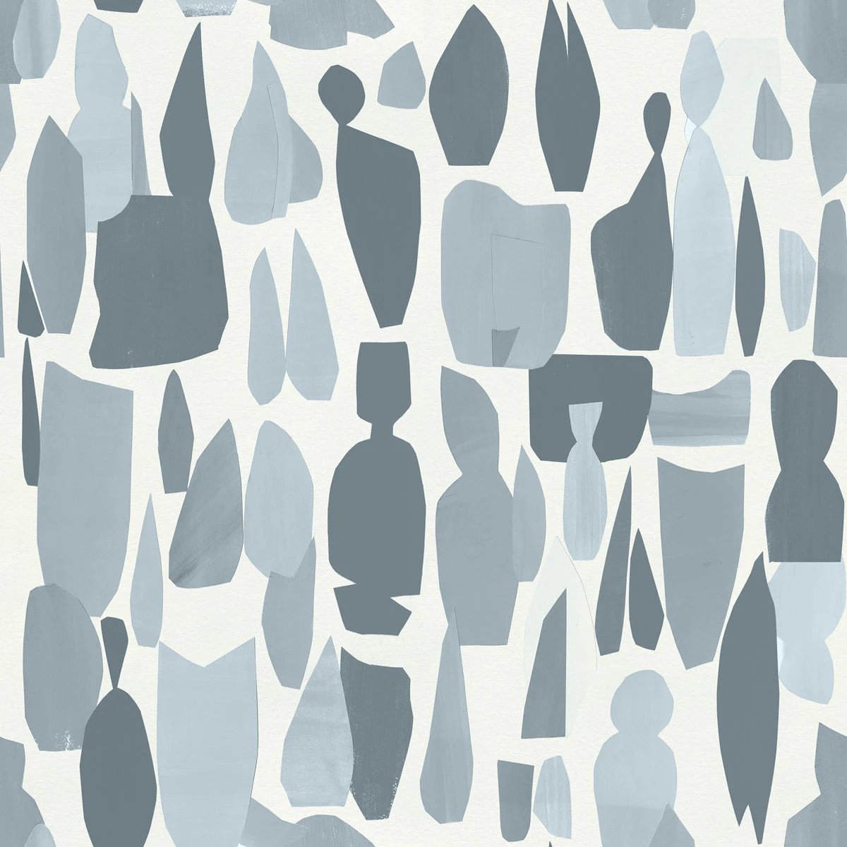 Collage Wallpaper - Pewter 3 Collage Wallpaper - Pewter