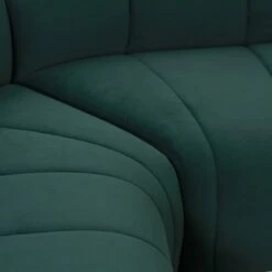 Cora Sectional In Green -Furniture & Decoration Shop CoraSectionalinGreen.03