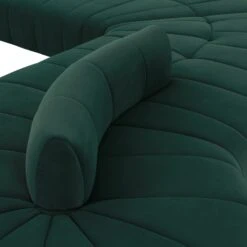 Cora Sectional In Green -Furniture & Decoration Shop CoraSectionalinGreen.04