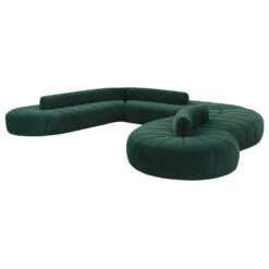 Cora Sectional In Green -Furniture & Decoration Shop CoraSectionalinGreen.05