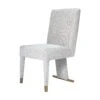 Coty Dining Chair In Grey Boucle