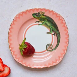 Crafty Chameleon Tea Plate -Furniture & Decoration Shop CraftyChameleonTeaPlate.03