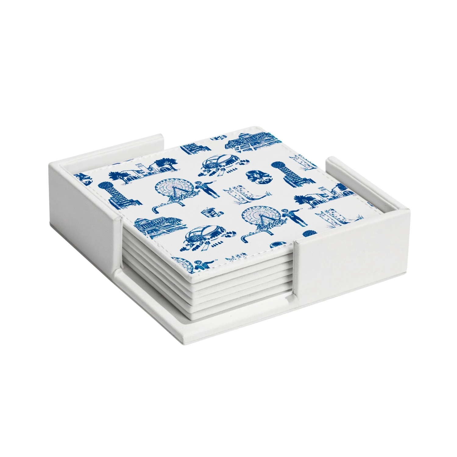 Dallas Toile Coasters 3 Dallas Toile Coasters