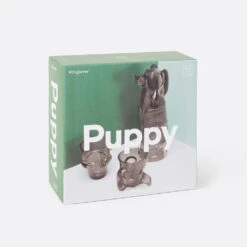 Dog Brown Stackable Glasses -Furniture & Decoration Shop DogBrownStackableGlasses.04