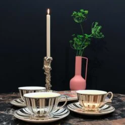 Drip Candle Holder In Silver - XXL 7 Drip Candle Holder In Silver - XXL -Furniture & Decoration Shop Drip Candle Holder XXL.03