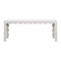 Custom Elizalde Console Table -Furniture & Decoration Shop ElizaldeConsoleTable.MistAbacaGrasscloth.01