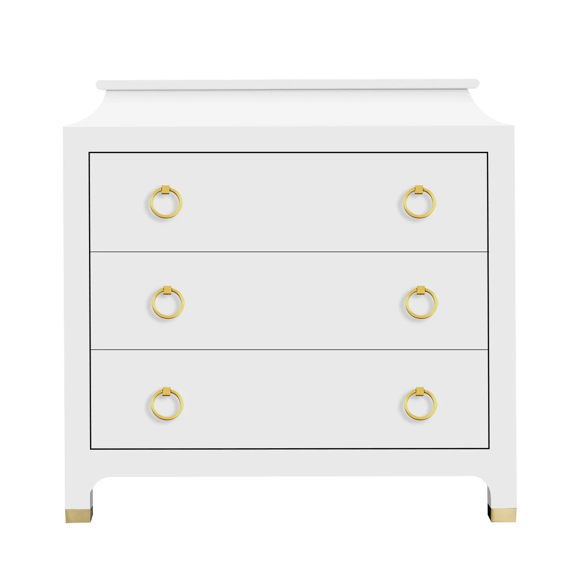 Espionage Chest Petite In White Lacquer 3 Espionage Chest Petite In White Lacquer