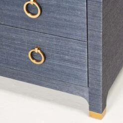 Espionage Chest Large In Norris Grasscloth -Furniture & Decoration Shop Espionage 20Chest 20in 20Norris 20Grasscloth.05