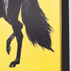 Framed Equestrian Artwork On Silk Cloth - Yellow Left Facing 9 Framed Equestrian Artwork On Silk Cloth - Yellow Left Facing -Furniture & Decoration Shop Framed 20Equestrian 20Artwork 20on 20Silk 20Cloth 20 20Yellow 20Left 20Facing.04