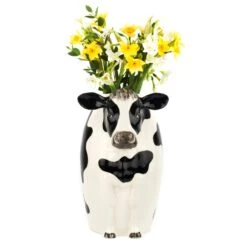 Friesian Cow Flower Vase -Furniture & Decoration Shop FriesianCowFlowerVase.03