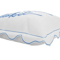 Fuck It Large Scallop Pillow Cover - Sapphire 11 Fuck It Large Scallop Pillow Cover - Sapphire -Furniture & Decoration Shop FuckItPillowCover Sapphire.04