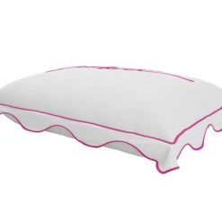 Fuck It Small Scallop Pillow Cover - Magenta -Furniture & Decoration Shop FuckItSmallScallopPillowCover Magenta.04
