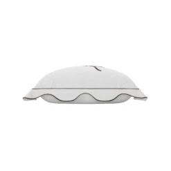 Fuck It Small Scallop Pillow Cover - Slate -Furniture & Decoration Shop FuckItSmallScallopPillowCover Slate.03