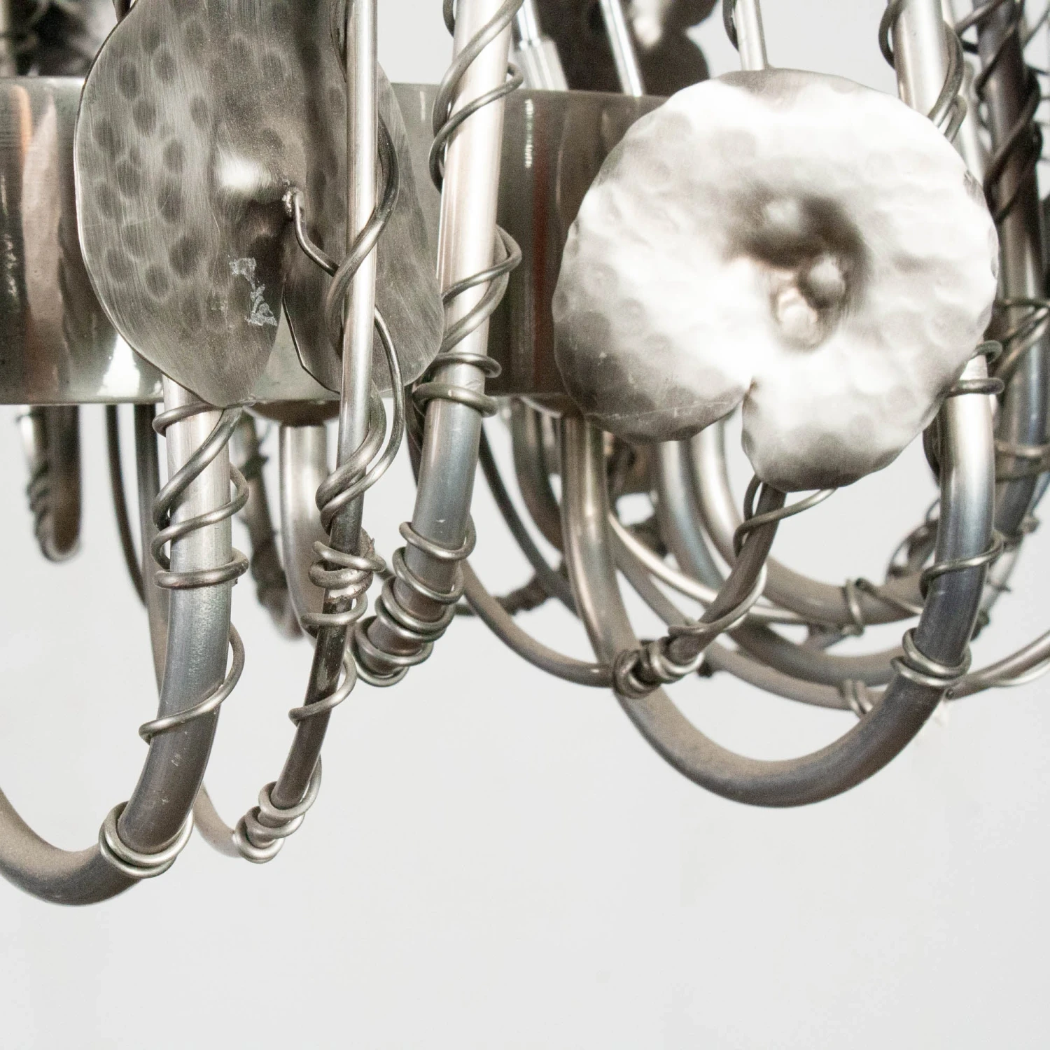 Brutalist Style Metal Chandelier - Chrome - Global Views Second 6 Brutalist Style Metal Chandelier - Chrome - Global Views Second - Image 4